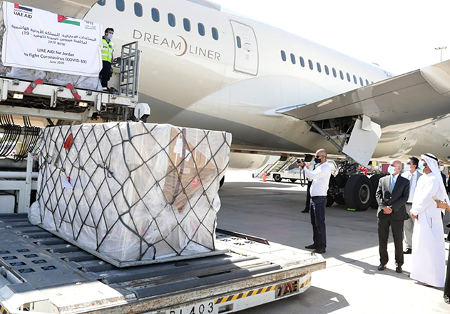 Jordan receives medical aid from UAE