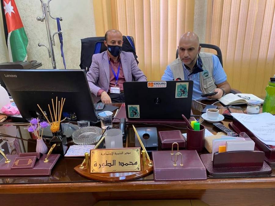 تنمية العقبة تعقد اجتماعا على تطبيق Zoom مع طلبه دراسات عليا من ايطاليا