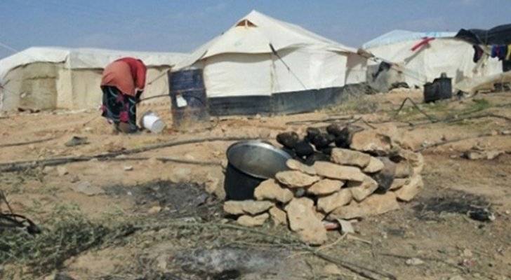 ترحيل 35  خيمة عشوائية لمتسولين من منطقة الحرفيين في الزرقاء