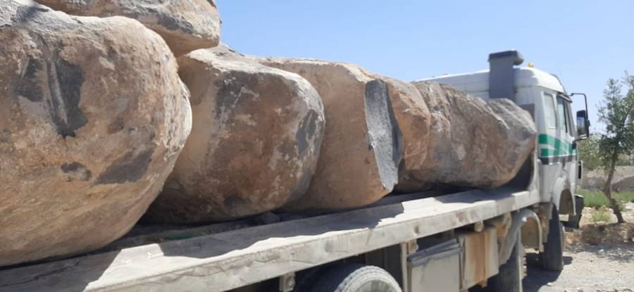 المياه: ضبط شاحنة مجددا محملة بالبازلت المستخرج بطريقة مخالفة في الهاشمية