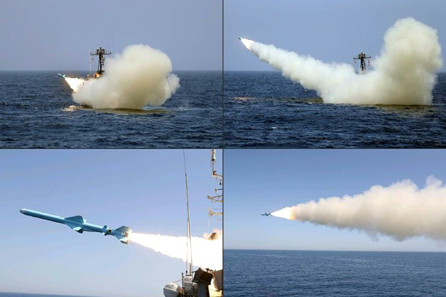 Iran navy testfires new cruise missiles