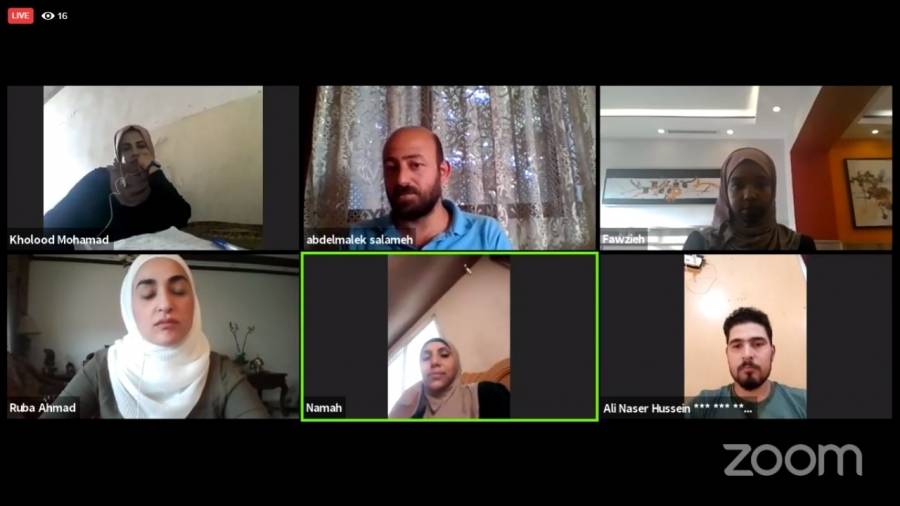 منظمة النهضة تطلق أصوات اللاجئين الفلسطينيين الشباب في أنحاء الشرق الأدنى