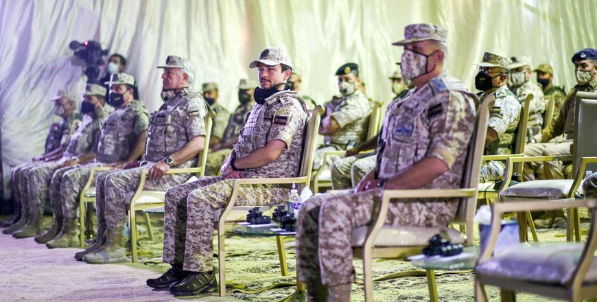 Crown Prince attends tactical aviation courses graduation, night military drill