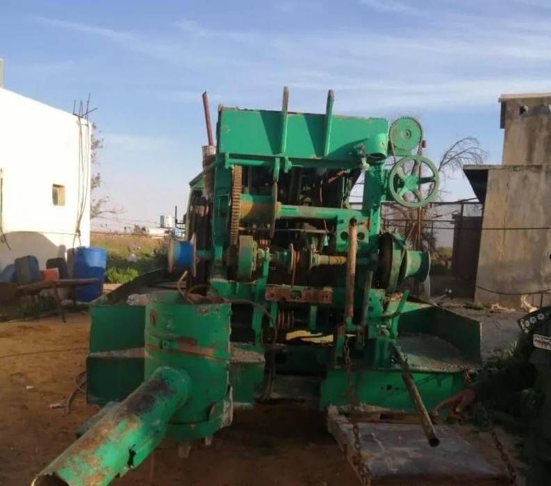 ضبط حفارة مخالفة في حوارة اربد