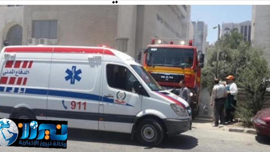 حريق احد المطاعم في جبل عمان