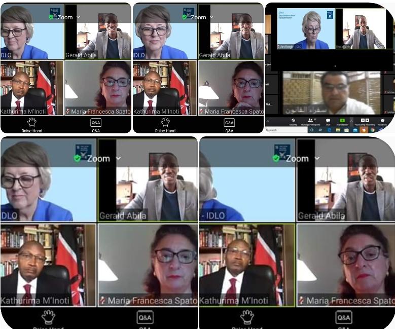 مبادرة سفراء القانون  تشارك  منتدى ادارة الازمات في المنظمة الدولية