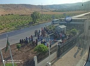 الأغوار الشمالية : وقفة احتجاجية أمام مصنع الزماليه رفضاً لاغلاقه