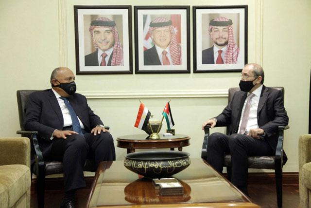 Safadi, Egypt’s Shoukry discuss antiannexation drive, ties