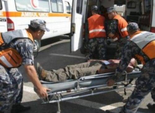 إصابة شخص إثر سقوطه داخل حفرة فارغة في  إربد