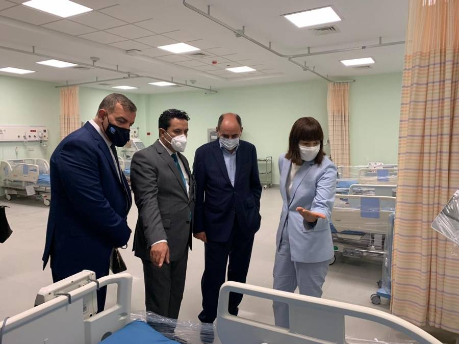 وزيرا الأشغال والصحة يتفقدان العمل بمستشفى طوارئ البشير الجديد