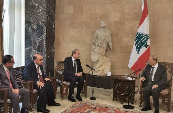 عون يشكر الملك على موقف الأردن المتضامن مع لبنان