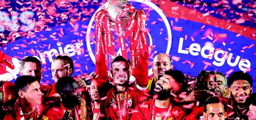 ليفربول يحصل على مبلغ قياسي بعد فوزه بلقب بالدوري الانجليزي