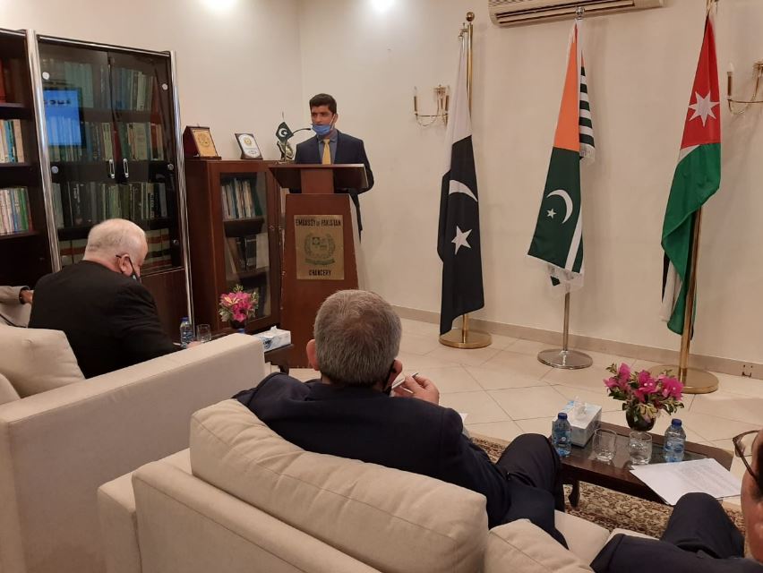 Embassy of Pakistan has organized a seminar on Kashmir crisis to mark one year of imposition of unparalleled draconian curfew restrictions in Indian occupied Jammu and Kashmir since 5 August 2019.