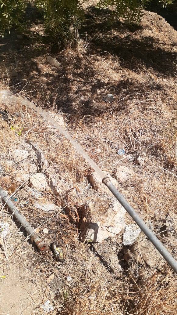 المياه: ضبط مزرعتين في عين الباشا تسرق كميات كبيرة من المياه.