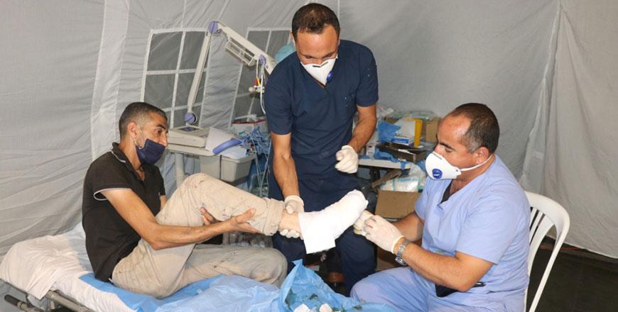 Jordanian field hospital in Lebanon treated 1,200 patients so far