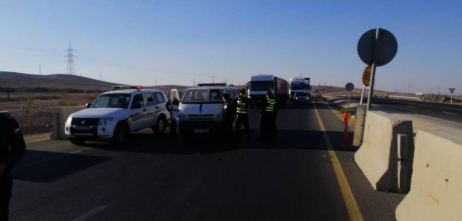 فتح تحويلة ما بعد جسر الكرك... صور