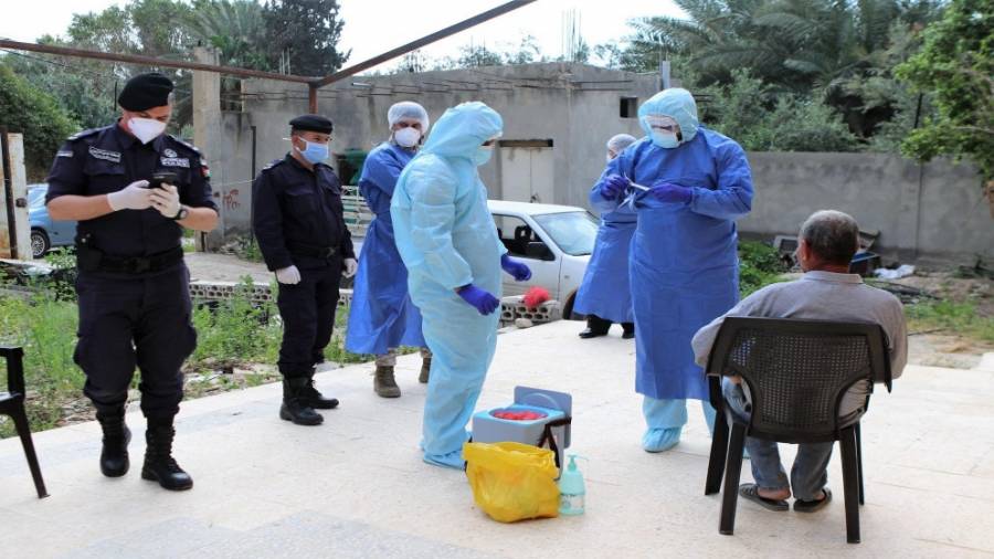 نتائج سلبية لـ ٢٣٥٨ عينة عشوائية في الرمثا