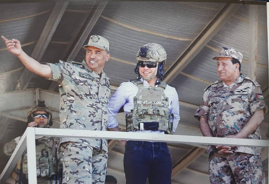 صورة من ذاكرة الجيش العربي.