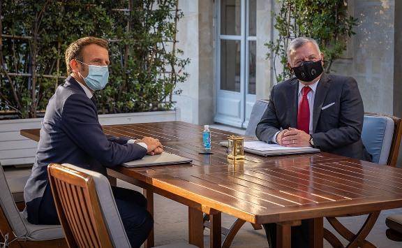 الملك مقدّر للدعم الفرنسي للأردن