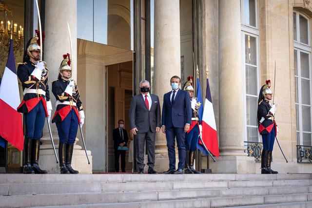 King, French president hold talks in Paris, reaffirm strong bilateral ties