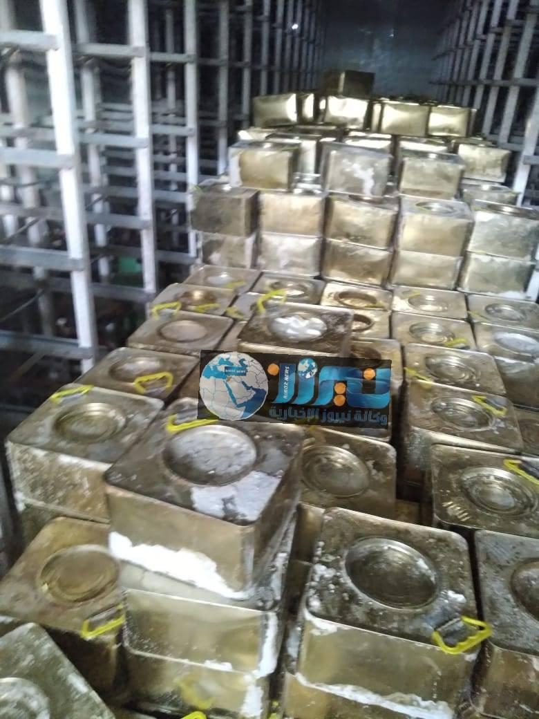بلدية الجيزة تضبط كميات كبيرة من الأجبان الفاسدة...صور