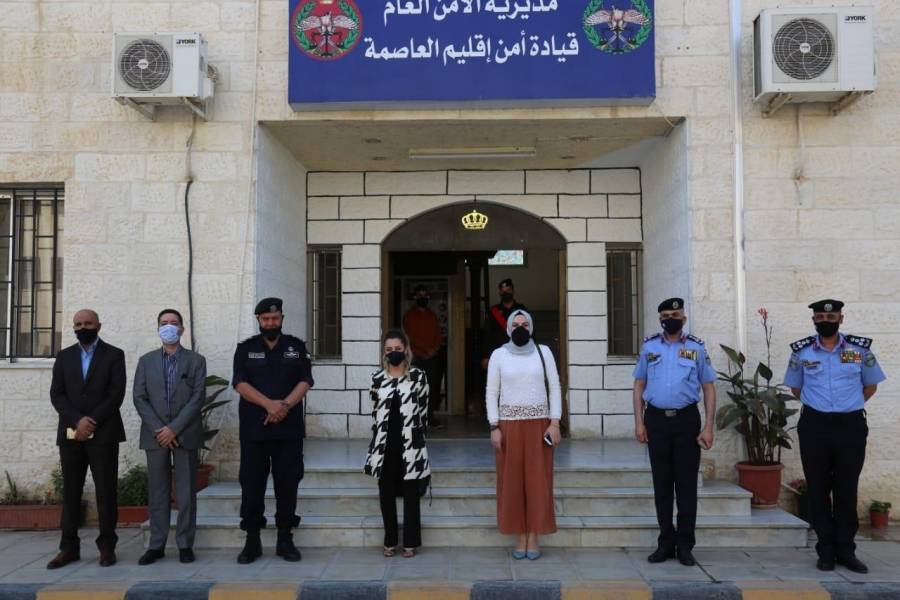 مديرية الأمن العام والمنظمة الدولية للإصلاح الجنائي يطلقان حملة لتعقيم كافة المراكز الأمنية