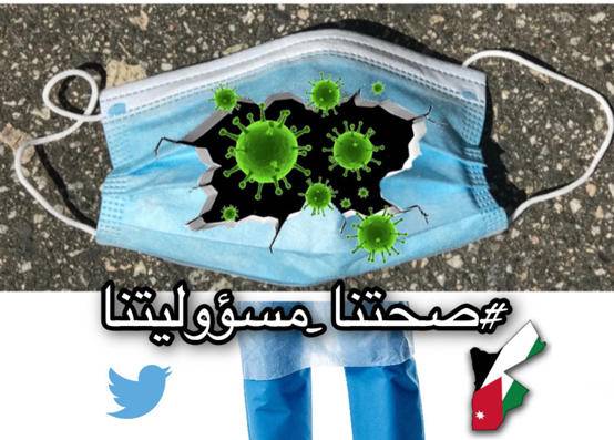 اردنيون يرفعون شعار صحتنا مسؤوليتنا