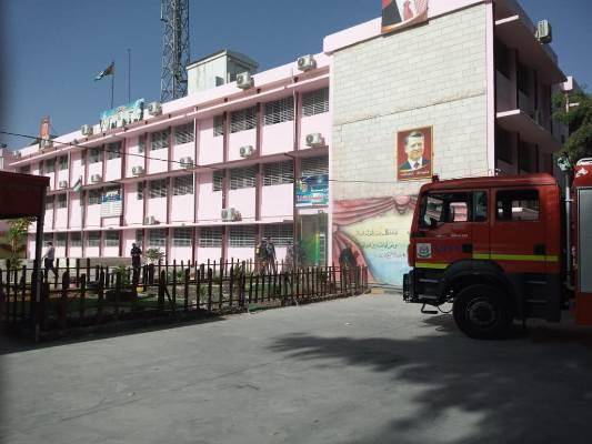 حريق داخل مدرسة في إربد