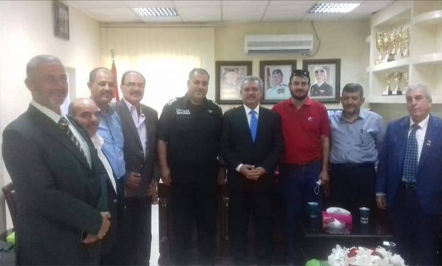 تجمع اربد للمتقاعدين العسكريين يزور قيادة إقليم أمن الشمال ومديرية شرطة اربد