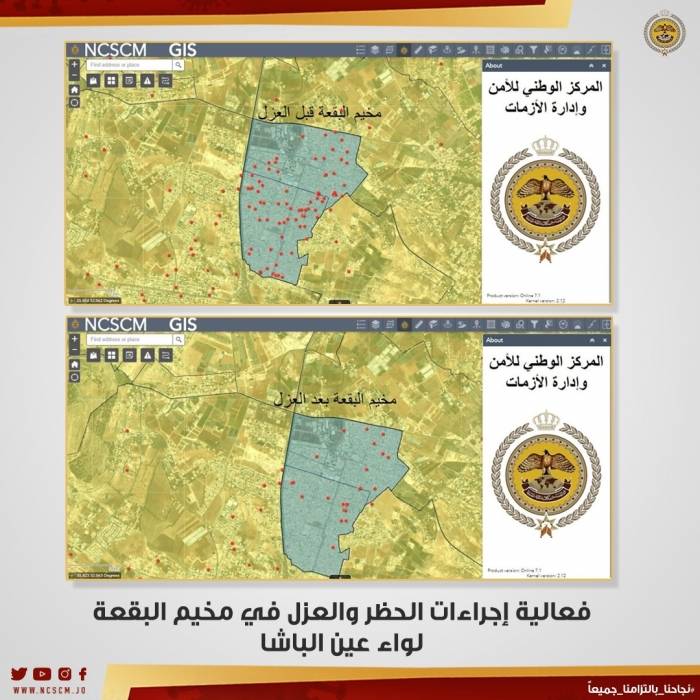 الازمات: تراجع ملحوظ بعدد إصابات فيروس كورونا في البقعة
