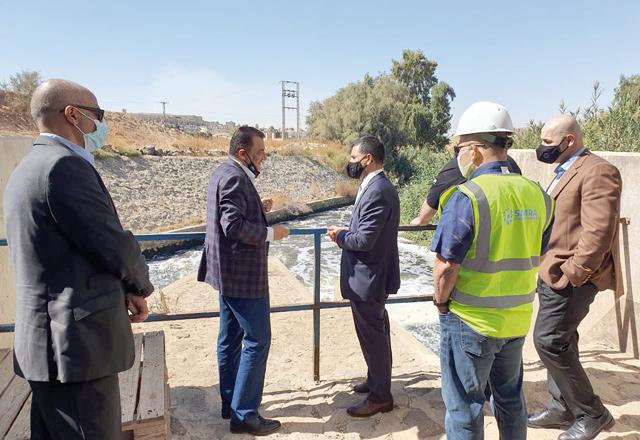 Water minister checks on progress of Amman, Zarqa sewage projects