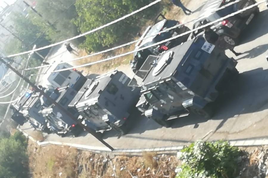 حمله امنيه على الخارجين عن القانون في جرش