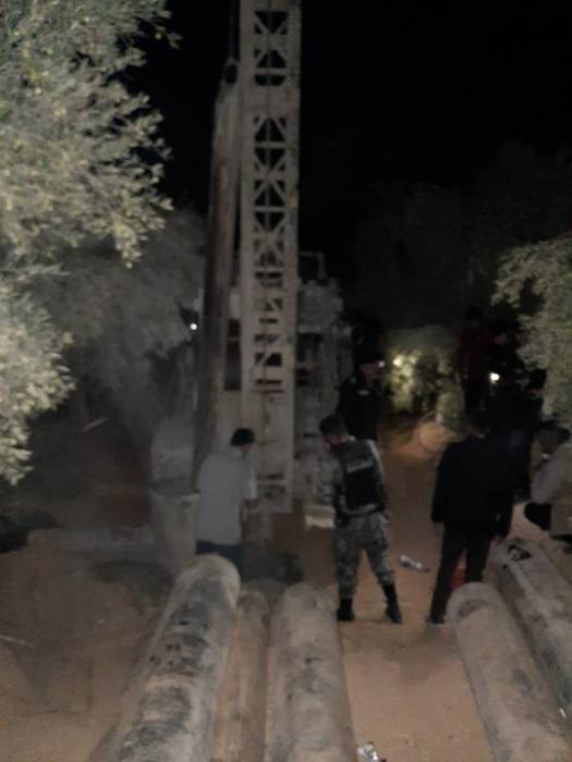 وزارة المياه تضبط حفر بئر مخالف في المفرق