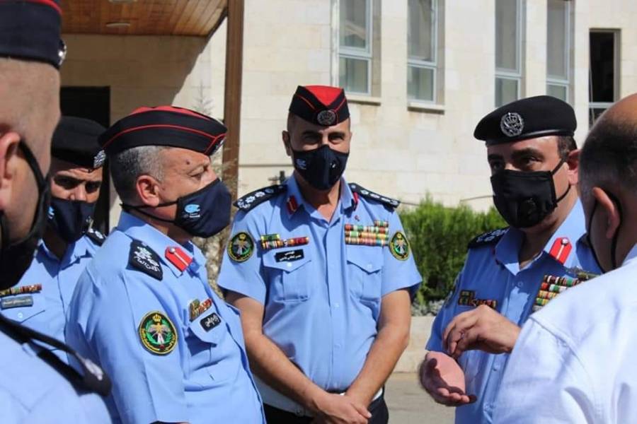 العميد الحباشنه مساعد مدير الأمن العام للمرور يزور إدارة السير