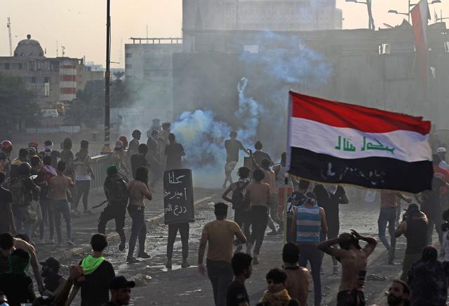 Iraq protesters revive yearold revolt against the system