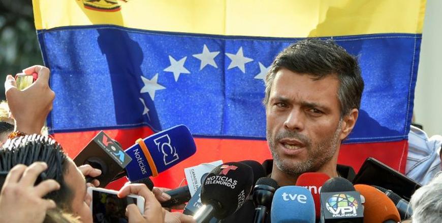 Venezuela opposition figure Lopez headed to Spain — family