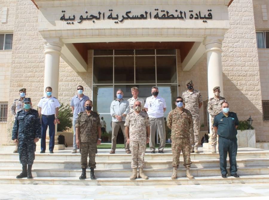 وفد من الملحقين العسكريين يزور المنطقة العسكرية الجنوبية​