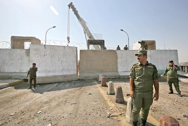 Iraq reopens Green Zone bridge year after revolt