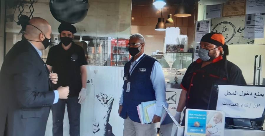 الأمانة : جولات تفتيشية وإجراءات صارمة بحق المنشآت المخالفة لأوامر الدفاع تصل حد الإغلاق .