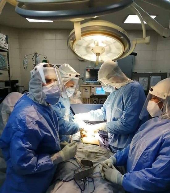 عملية ثقب بالأمعاء لمصابة كورونا بمستشفى هاشم العسكري