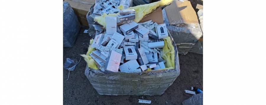 الجمارك الأردنية تحبط تهريب أراجيل وسجائر الكترونية ولوازمها