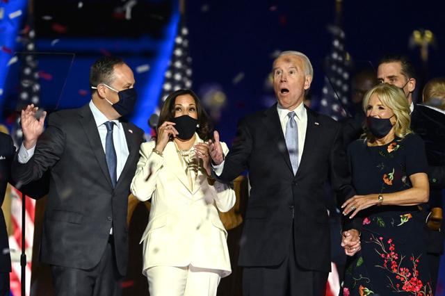 Biden urges unity in victory speech after beating Trump