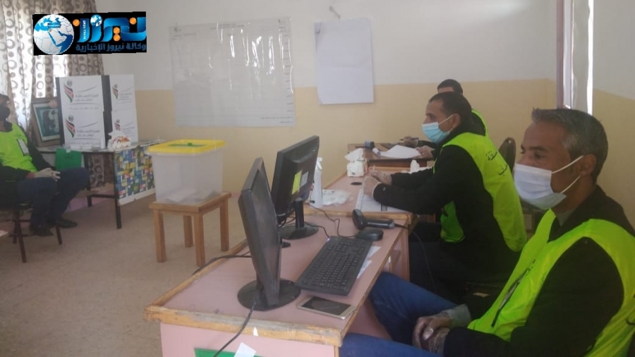 الصور الأولى لعملية الاقتراع في لواء الجيزة طور الحشاش