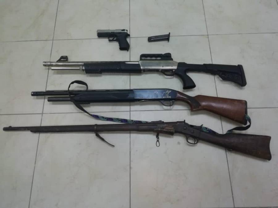الامن العام: ضبط اربعة اسلحة نارية في محافظة معان
