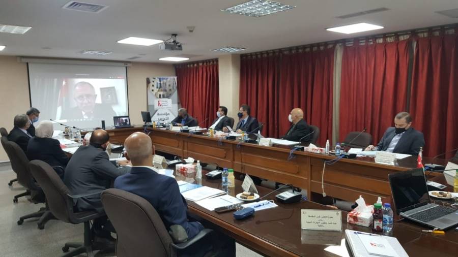 القطامين يترأس اجتماعا لمجلس إدارة مؤسسة التدريب المهني