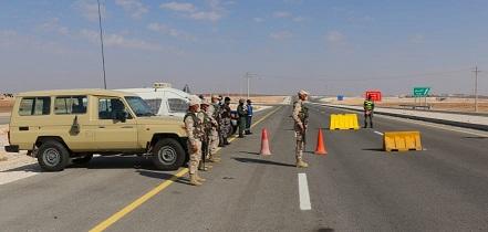 الجيش يواصل تنفيذ خطة فرض الحظر الشامل