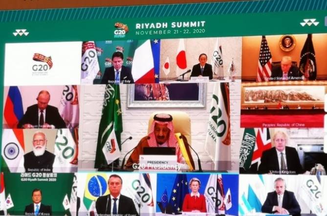الملك سلمان في افتتاح G20 : قدما دعم طارئ للدول النامية .. أهمها تعليق مدفوعات خدمة الدين.