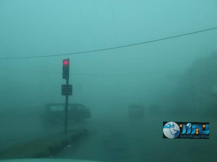 ضباب كثيف على طريق اربد _ عجلون في صباح شتوي جميل.... صور