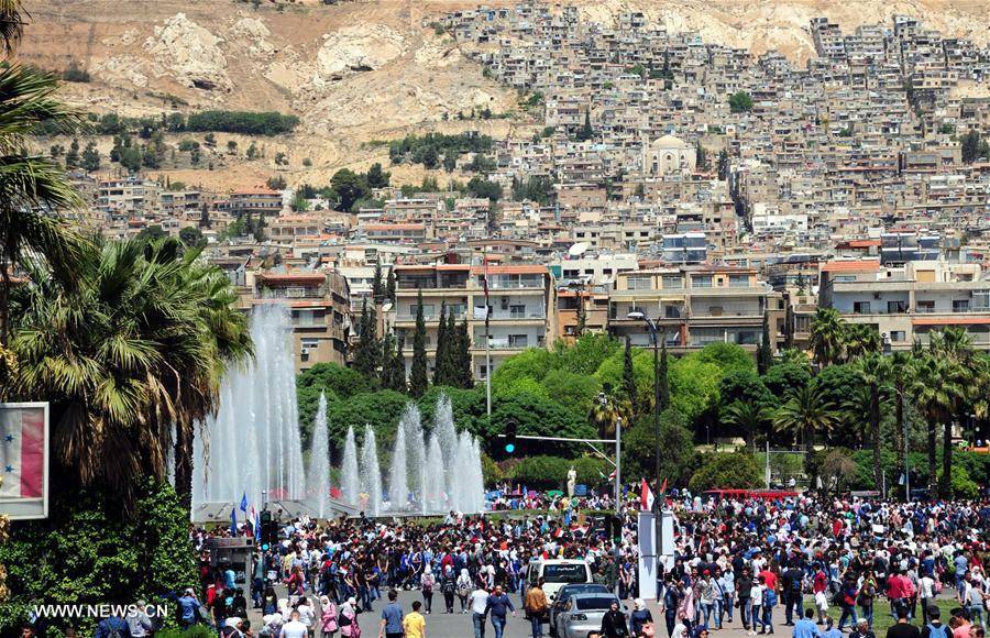 هزة أرضية تضرب دمشق