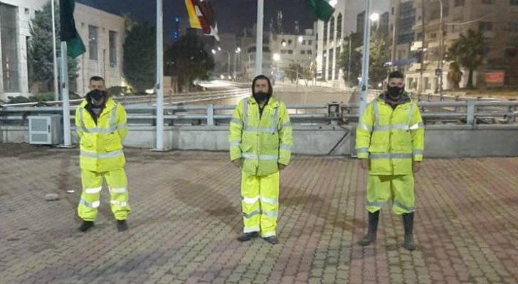 الأمانة تنشر كوادرها استعدادا لمواجهة أي ظروف جوية طارئة  صور